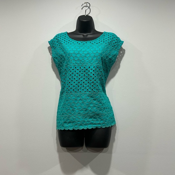 Turquoise blouse - Picture 2 of 6